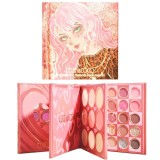 Paleta de farduri kevin&amp;coco, 59 culori, stil carte, 3 straturi, pudra compacta, clasic, fara sulfati, 14.2 x 14.2 x 2.3 cm, 80 g, multicolor, Flippy