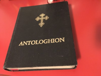 ANTOLOGHION 1984- RANDUIALA SF.SLUJBE DE PESTE AN-OCTOIHUL TRIODUL PENTICOSTARUL foto