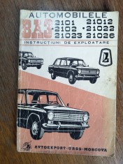 Instructiuni de utilizare Autoturismele BA3 2101...Lada / R3S