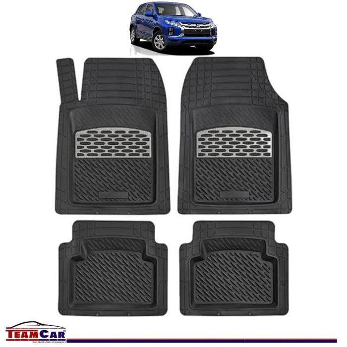Covorase Auto TeamCar&reg; Tip Tavita Compatibile Mitsubishi ASX II (2023&ndash;prezent) - Suv Silver