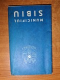 harta municipiului sibiu - anii &#039;70 - dimensiunii 81/66 cm