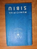 harta municipiului sibiu - anii &#039;70 - dimensiunii 81/66 cm