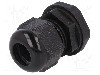 Presetupa poliamida, PG13,5, IP66, IP68, ALPHA WIRE - PPC13 BK080