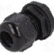 Presetupa poliamida, PG13,5, IP66, IP68, ALPHA WIRE - PPC13 BK080