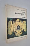 Dinu C Giurescu Tara Romaneasca in secolele XlV - XV