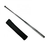 Cumpara ieftin Baston telescopic din otel, argintiu, 77 cm, 4 sectiuni