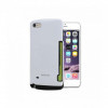 Husa Capac Astrum TC CARD RO iPhone 6/6s Plus Alb Anti-Sock, iPhone 5/5S/SE, Plastic, Carcasa