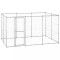 vidaXL Padoc c&acirc;ini de exterior, 7,26 m&sup2;, oțel galvanizat 3082308