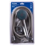 Set cap de dus cu furtun 150 cm, inox, crom - Flow FPDF-1C