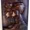 O.028 PLACHETA BELGIA REGELE ALBERT I REGINA ELISABETH BRONZ