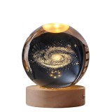 Lampa, Glob de Cristal, Calea lactee, Glob - 6 cm diametru, Baza - 2 cm inaltime, lumina calda, Oem