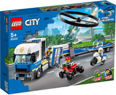 LEGO City: Police - Transportul elicopterului de politie 60244 foto