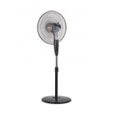 Ventilator cu picior Zass, 45 W, 3 trepte, inaltime reglabila, Negru