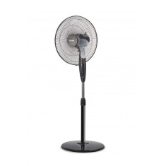 Ventilator cu picior Zass, 45 W, 3 trepte, inaltime reglabila, Negru