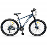 Bicicleta MTB 27.5 inch, 27 viteze, frane hidraulice, cadru aluminiu, Genio, 17