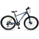 Bicicleta MTB 27.5 inch, 27 viteze, frane hidraulice, cadru aluminiu, Genio