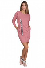 G698-5 Rochie casual cu buzunare foto