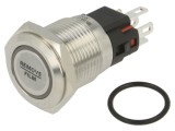 Comutator: anti-vandalism Poz: 2 SPDT 0,5A/220VAC IP40 galben