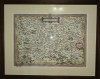 Harta Transilvaniei 1566, 33x44 cm, Colorata Manual - Harta Veche Transilvania