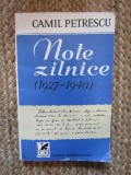 Camil Petrescu - Note zilnice (1927-1940)