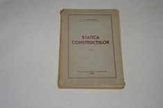 Statica constructiilor - I. P. Procofiev - Vol. I