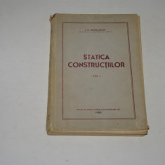 Statica constructiilor - I. P. Procofiev - Vol. I