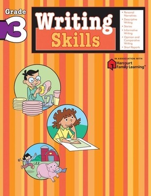 Writing Skills: Grade 3 (Flash Kids Harcourt Family Learning) foto