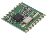 Modul RF emiţător FM 868MHz SPI 1,8&divide;3,6VDC SMD