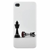 Husa silicon pentru Apple Iphone 4 / 4S, Chess