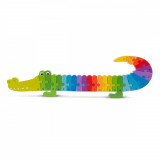 Puzzle Alfabet - Crocodil, New Classic Toys