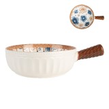 Cumpara ieftin Bol ceramica multicolora 22x16x6 cm, 500 ml