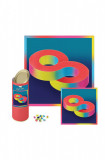 Designworks Ink puzzle &icirc;ntr-un tub Crazy 8 Color Blast 1000 element&oacute;w