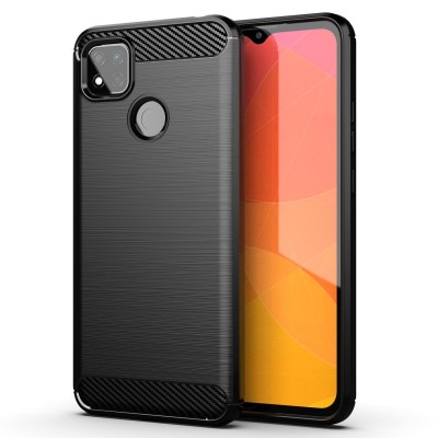 Husa TPU Forcell Carbon pentru Xiaomi Redmi 9C, Neagra foto