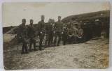 MILITARI AUSTRO - UNGARI LANGA INTRAREA IN TRANSEU , FOTOGRAFIE TIP CARTE POSTALA , PERIOADA PRIMULUI RAZBOI MONDIAL