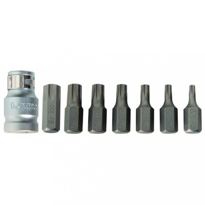 Set biti torx Т20-Т55 set 8pcs S2 TMP HardWork ToolsRange foto