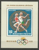 Ungaria 1968 - Jocurile Olimpice Mexic, colita neuzata
