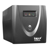 UPS TSY Power, 1200VA/720W, LED, line interactive, 4 x Schuko TSY-MP-1K2-LED SafetyGuard Surveillance