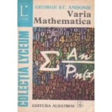 Varia Mathematica, Editia a II-a revazuta