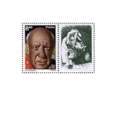 Polonia 1981 - pictorul Pablo Picasso, neuzata