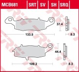 Cumpara ieftin Set placute frana fata dreapta TRW MCB681SV - Kawasaki ER-6 - KL - KLE 650 - Z 750 - VN 900 - Suzuki GSF Bandit - DL 650