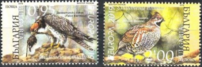 Bulgaria 2019 - Europa Cept - Păsări Protejate, seria MNH foto