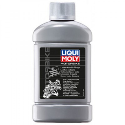 Emulsie tratament Liqui Moly pentru intretiere tapiterie piele Motorbike 250 ml foto