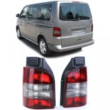 Lumini spate rosii negre pereche potrivite pentru VW T5 Bus + Transporter cu hayon 03-09 Performance AutoTuning
