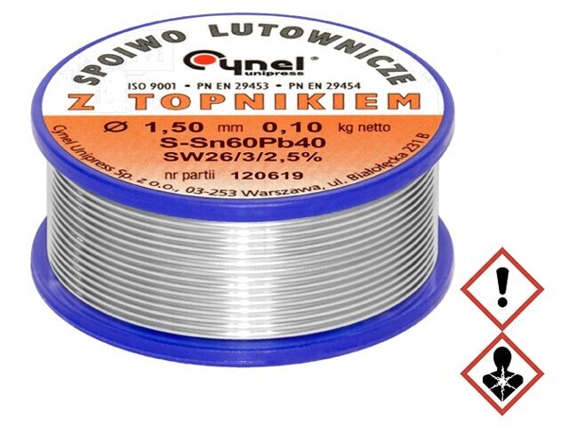 S&acirc;rmă de lipit 1,5mm 0,1kg cu plumb