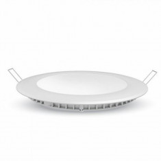 Panou LED incorporabil, 30 W, 4000 K, 2400 lm, 120 grade, cip samsung, model rotund