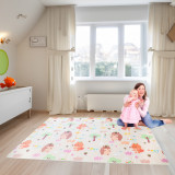 Covor educational din spuma pliabil cu doua fete Arici Urs 150x200cm, Ikonka