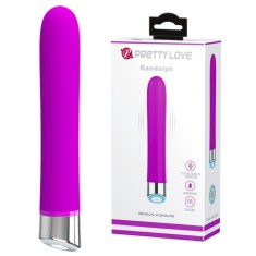 Vibrator Pretty Love Randolph, 12 Moduri Vibratii, Silicon, Mov, 16.7 cm