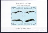 DB1 Fauna Marina Balene 1993 Monaco SS NDT MNH, Nestampilat