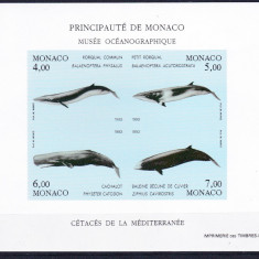 DB1 Fauna Marina Balene 1993 Monaco SS NDT MNH