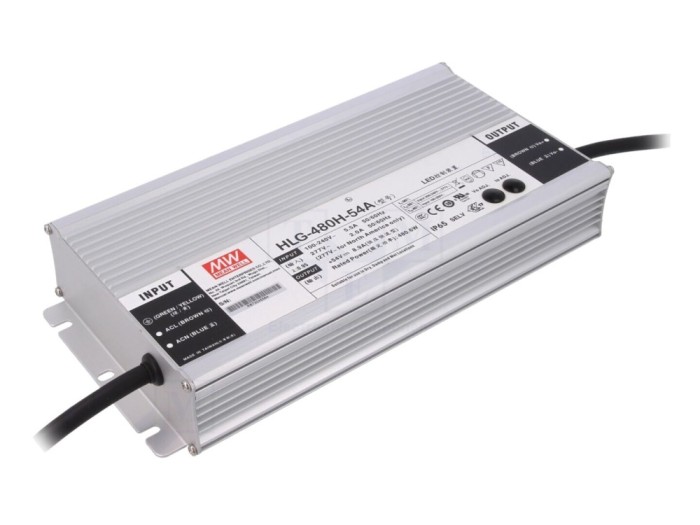 Alimentator LED 480W 54V IP65